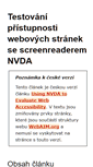 Mobile Screenshot of ewn.blindfriendly.cz